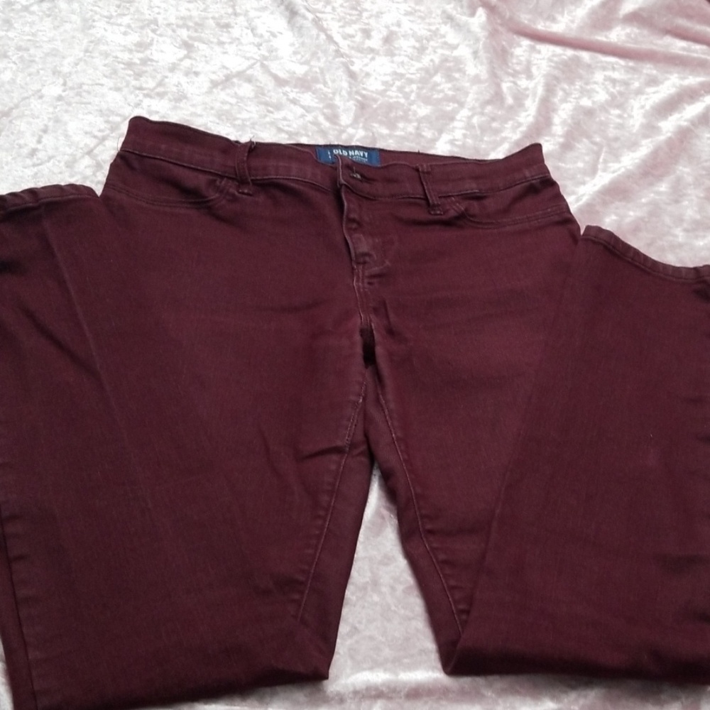 Old navy  Maroon jeggings